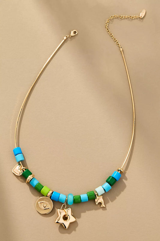 Beaded Charm Necklace