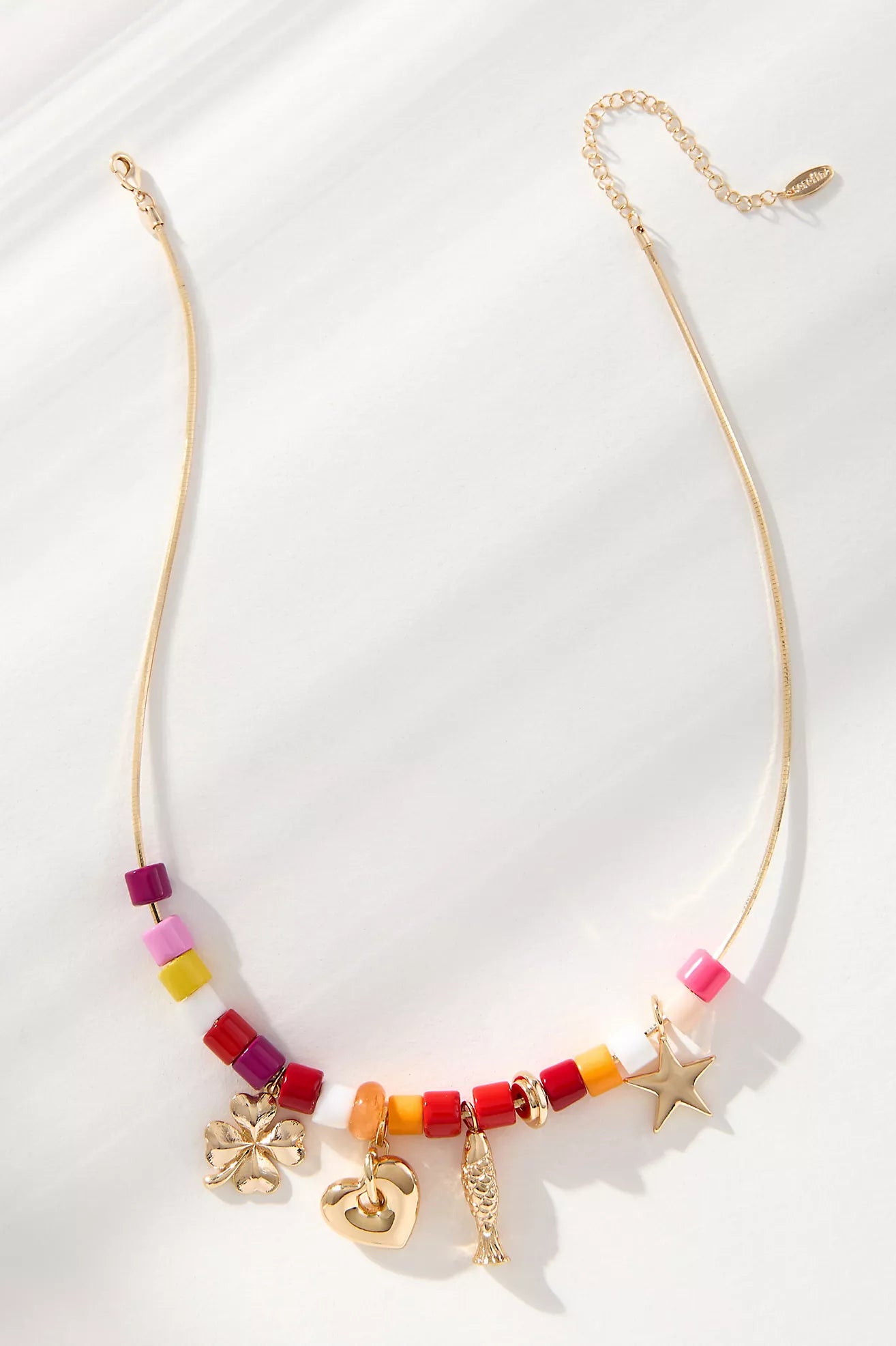 Beaded Charm Necklace