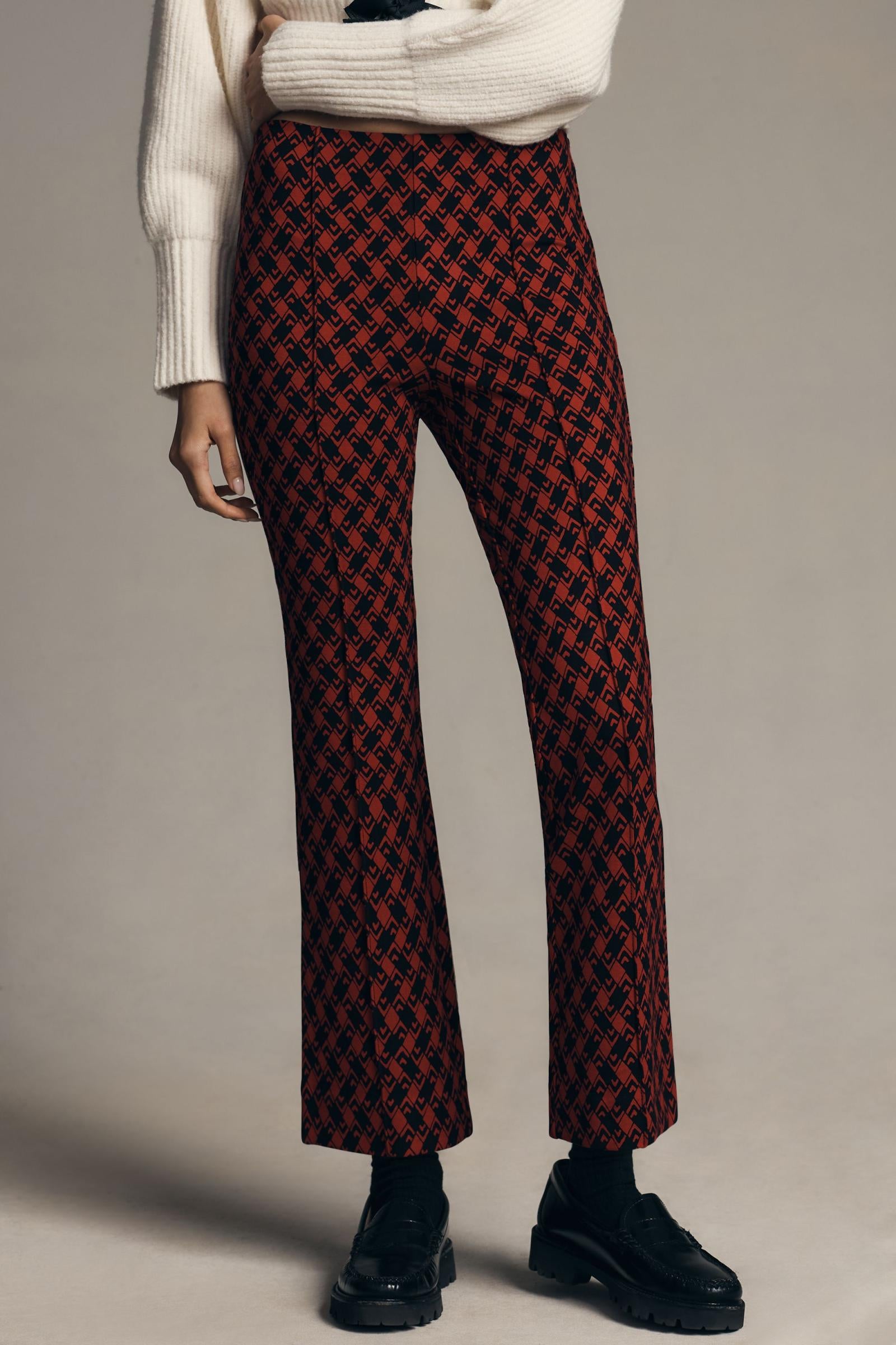 The Margot Kick-Flare Cropped Pants by Maeve