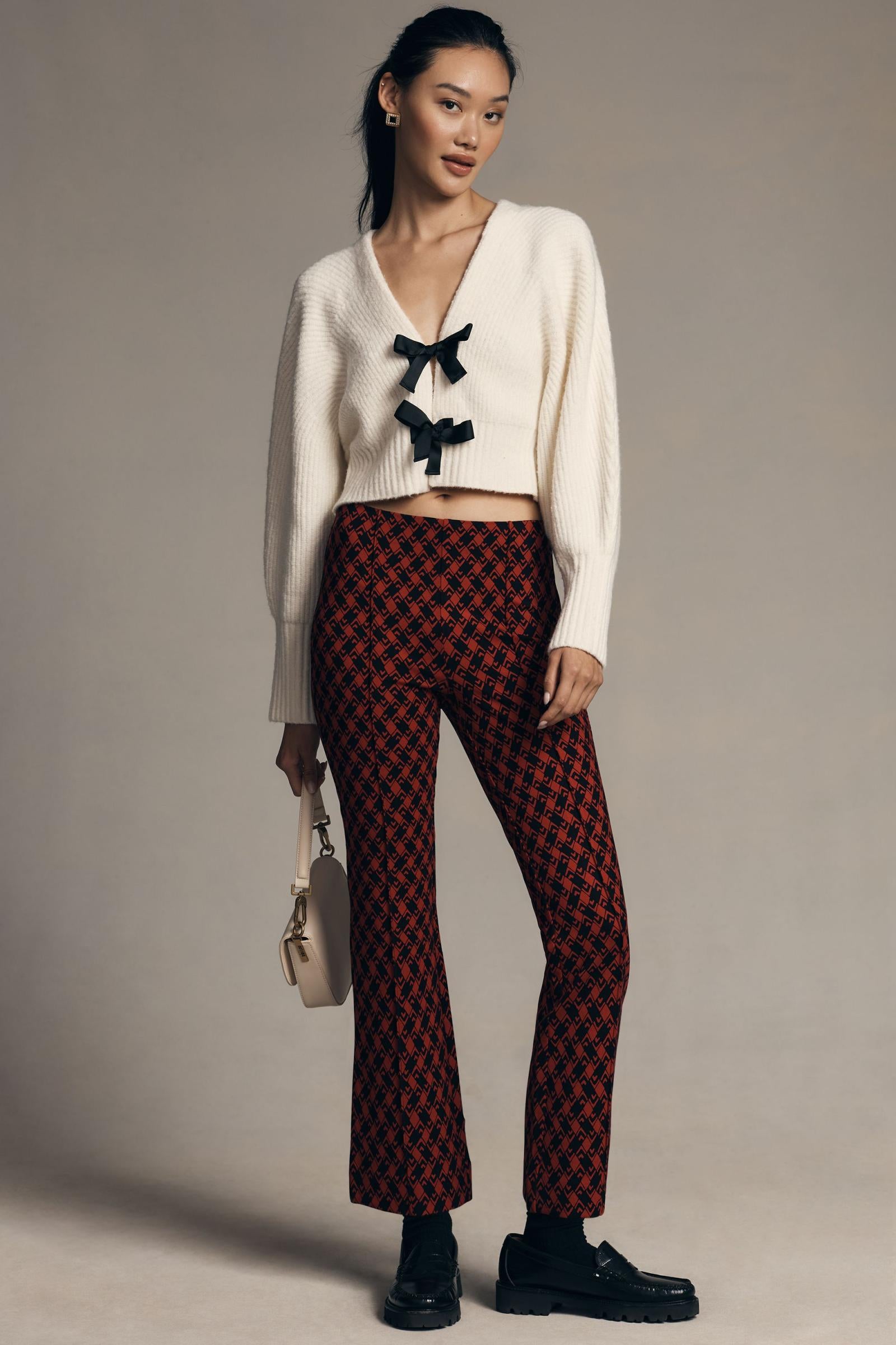 The Margot Kick-Flare Cropped Pants by Maeve – katie + hubbell