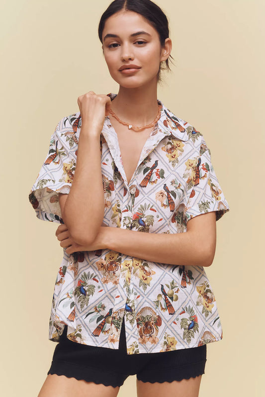 The Henrietta Buttondown Surf Shirt by Maeve