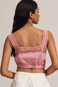 Load image into Gallery viewer, Forever That Girl Lace Square-Neck Bubble Tank Top
