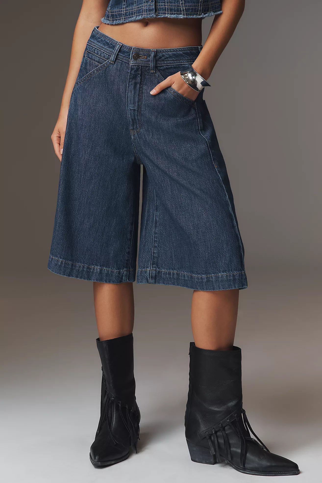 Pilcro Mid-Rise Culottes