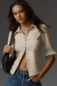 Load image into Gallery viewer, Pilcro Long-Sleeve Slim Buttondown Shirt
