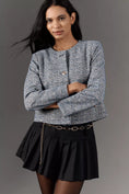 Load image into Gallery viewer, Maeve Knit Tweed Blazer Jacket
