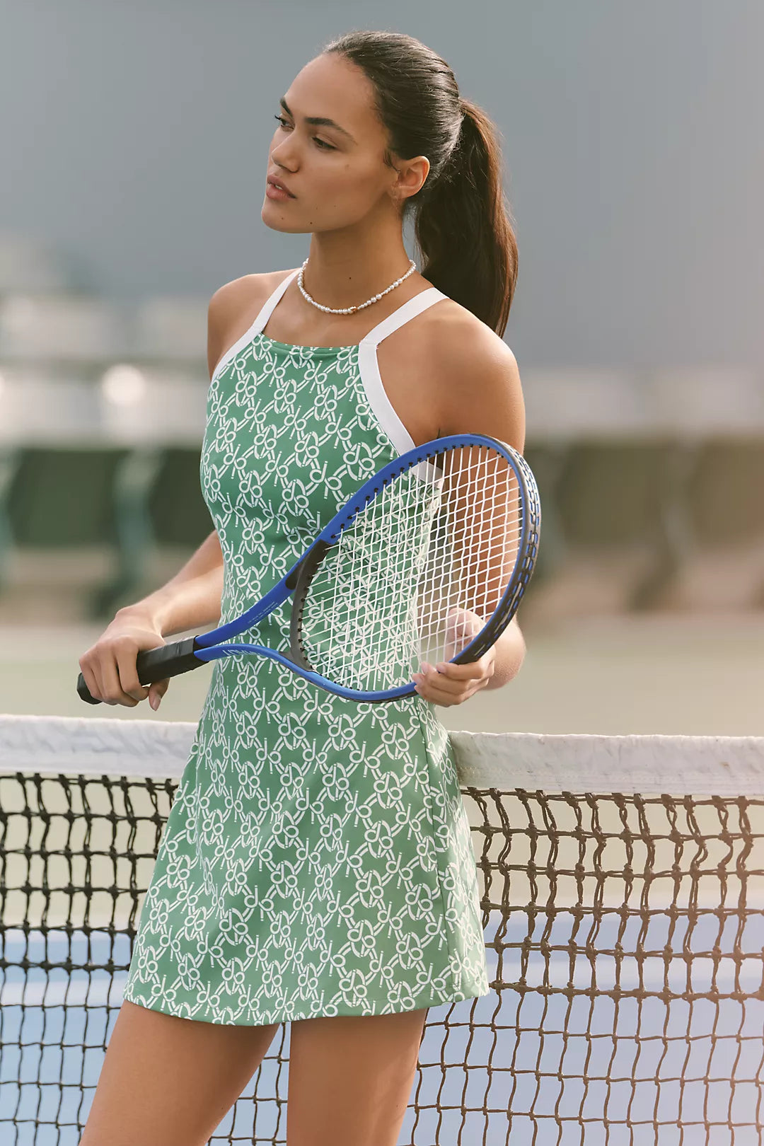 Daily Practice Crossback Mini Dress in Waypoint