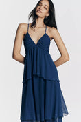 Load image into Gallery viewer, By Anthropologie Layered V-Neck Midi Dress
