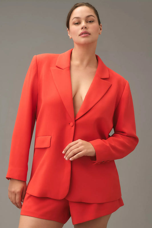 Good American Luxe Suiting Boyfriend Blazer