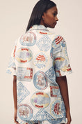 Load image into Gallery viewer, Damson Madder Chlo Linen Blend Short-Sleeve Buttondown Shirt

