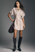 Load image into Gallery viewer, Tobie Organza Mini Shirtdress by Exquise

