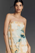 Load image into Gallery viewer, By Anthropologie Strapless Cotton Linen Dress
