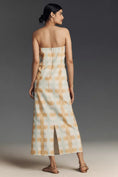 Load image into Gallery viewer, By Anthropologie Strapless Cotton Linen Dress
