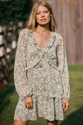 Load image into Gallery viewer, loverlygrey x Anthropologie Puff-Sleeve Ruffle Mini Dress
