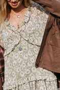 Load image into Gallery viewer, loverlygrey x Anthropologie Puff-Sleeve Ruffle Mini Dress

