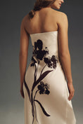 Load image into Gallery viewer, The Fleur Strapless Satin Maxi Slip Dress
