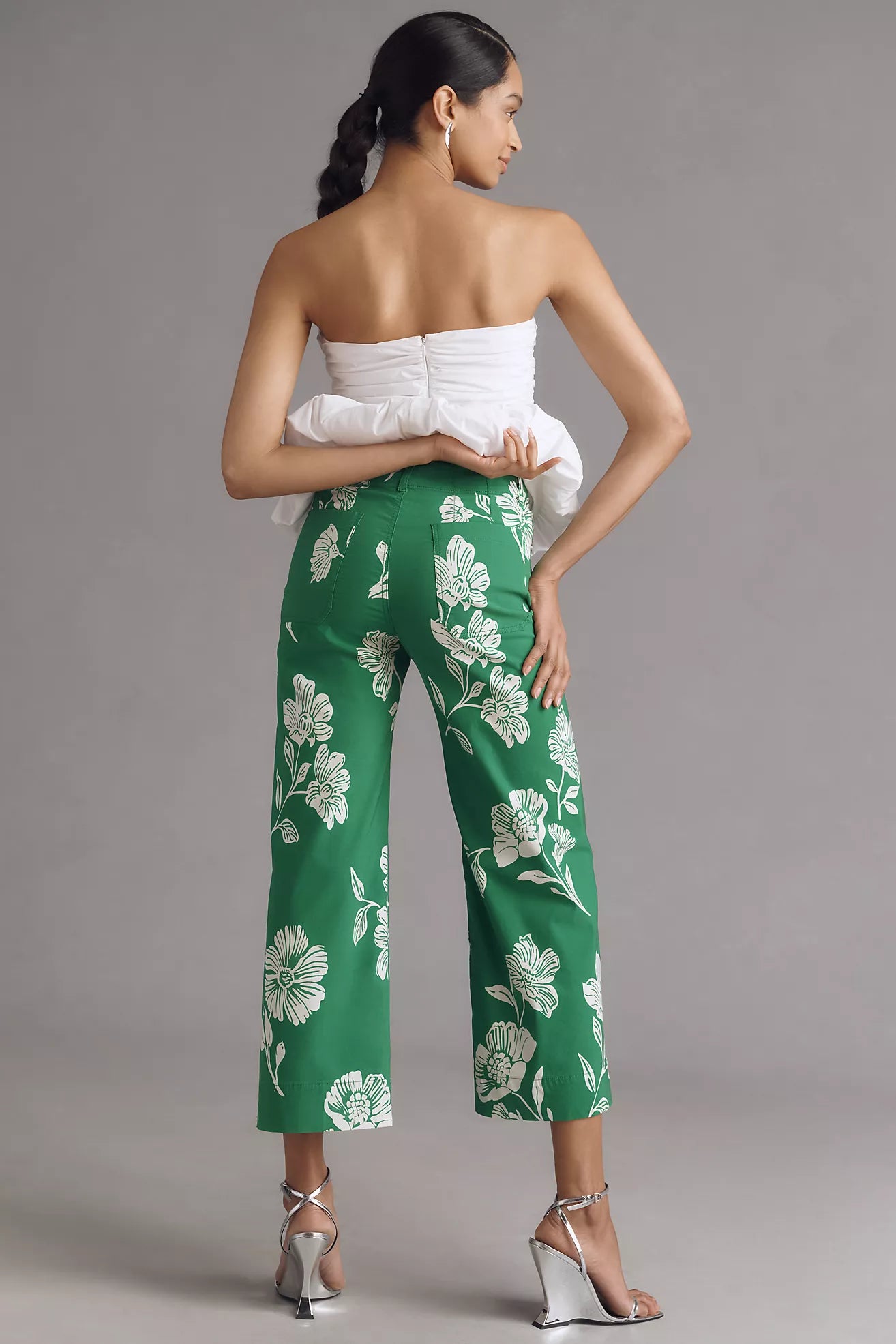 The Colette Magic Fabric Crop Wide-Leg Pants by Maeve