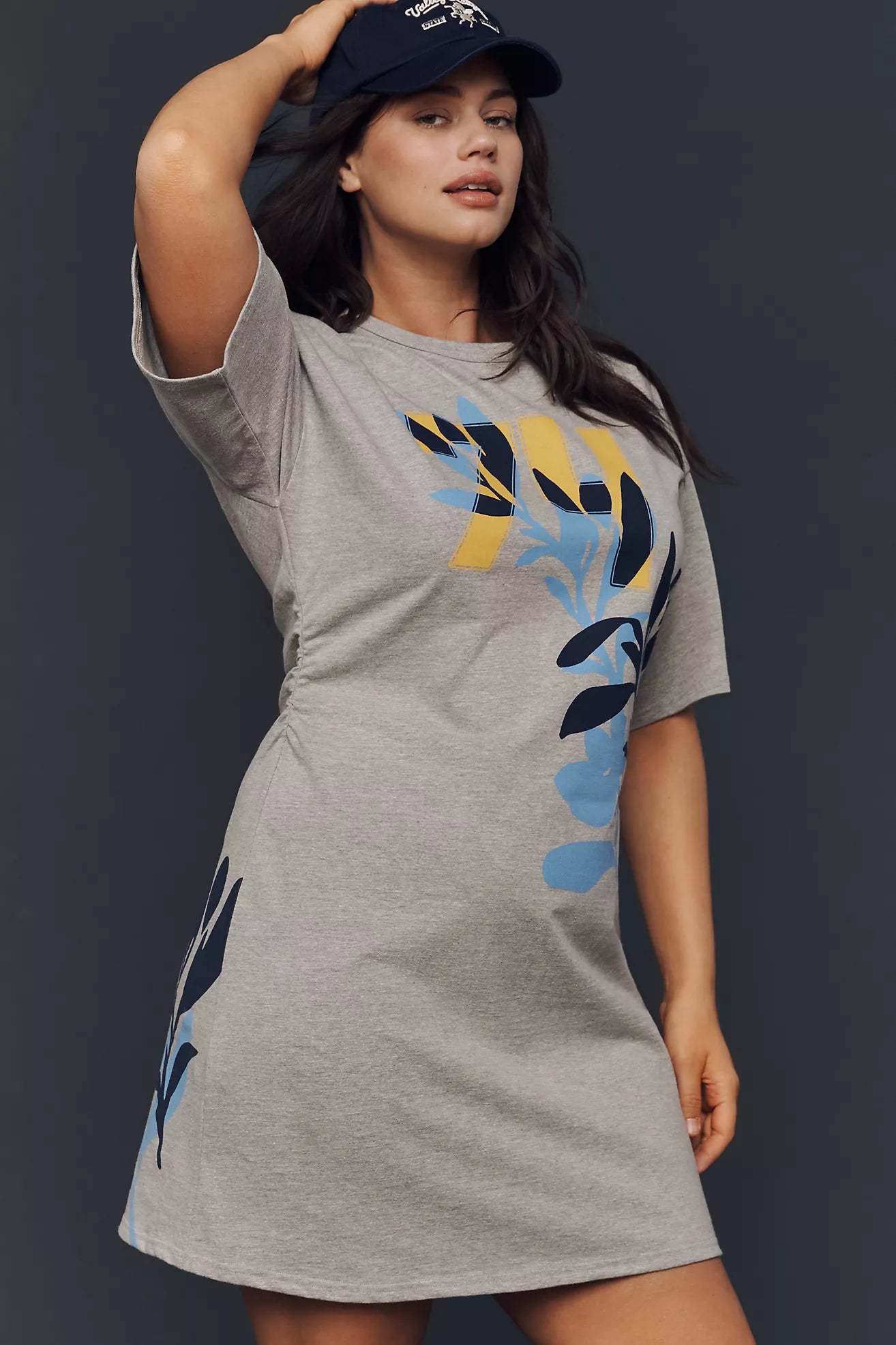 Daily Practice Short-Sleeve Mini T-Shirt Dress