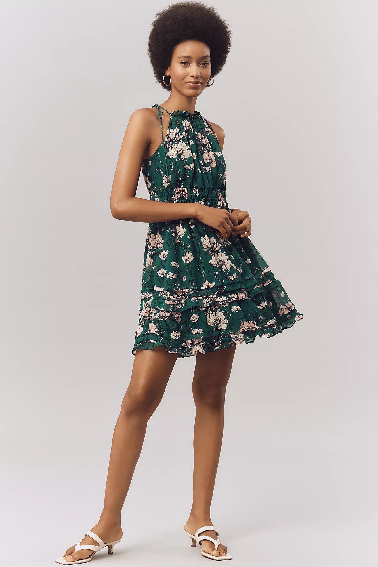 The Somerset Halter Mini Dress