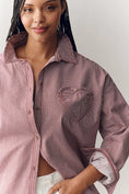 Load image into Gallery viewer, Pilcro Heart Pocket Long-Sleeve Buttondown Shirt
