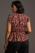 Load image into Gallery viewer, Hutch Flutter-Sleeve V-Neck Blouse
