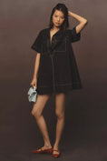 Load image into Gallery viewer, The Jeannie Short-Sleeve A-Line Mini Dress by Maeve
