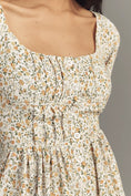 Load image into Gallery viewer, By Anthropologie Long-Sleeve Corset A-Line Mini Dress
