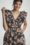 by anthropologie sleeveless ruffled a-line mini dress By Anthropologie Sleeveless Ruffle Mini Dress