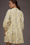 Load image into Gallery viewer, The Bettina Tiered Mini Shirt Dress by Maeve: Linen Edition
