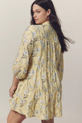 Load image into Gallery viewer, The Bettina Tiered Mini Shirt Dress by Maeve: Linen Edition
