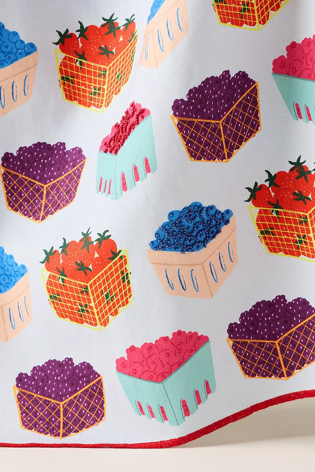 Jenny Koland Berry Basket Dish Towel