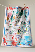Load image into Gallery viewer, Coastal Summer New England Dish Towel
