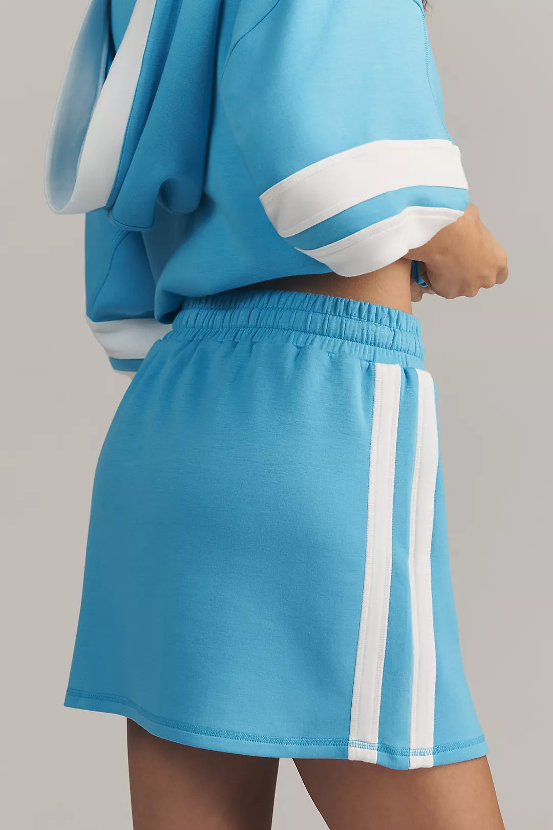 Daily Practice Drawstring Mini Skirt in Willow
