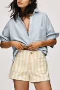 Load image into Gallery viewer, Colette Striped High-Rise Shorts
