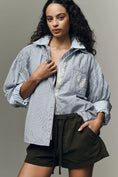 Load image into Gallery viewer, Pilcro Mix-Print Long-Sleeve Buttondown Shirt
