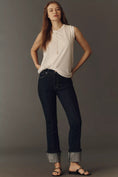 Load image into Gallery viewer, Hudson Barbara Low-Rise Cuffed Wide-Leg Jeans
