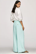 Load image into Gallery viewer, Avery Pinstripe Wide-Leg Trousers by Maeve
