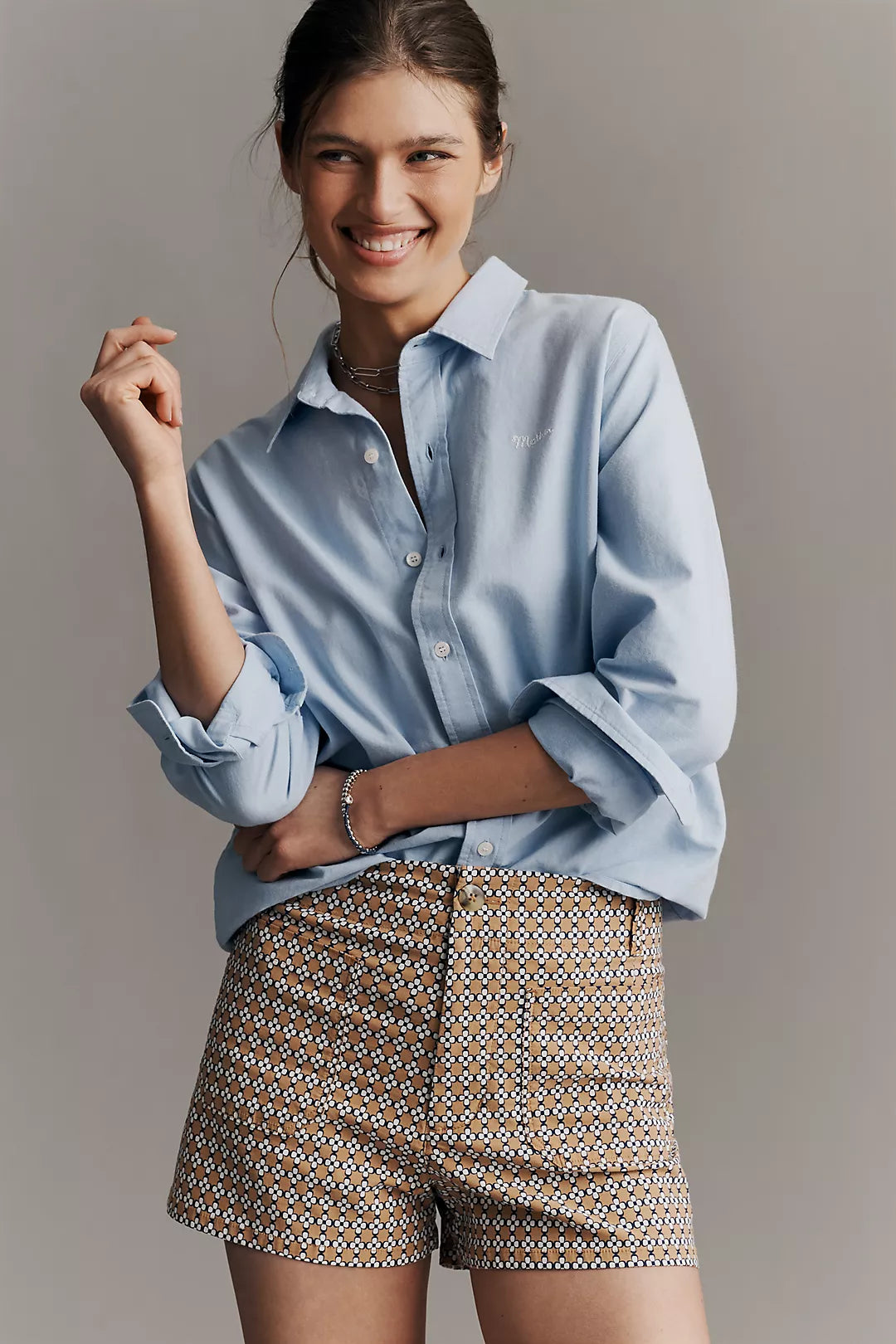 Colette High-Rise Shorts in Magic Fabric