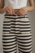 Load image into Gallery viewer, Colette Knit High-Rise Wide-Leg Cropped Pants
