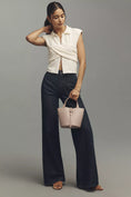 Load image into Gallery viewer, 7 For All Mankind Lotta Linen Blend High-Rise Wide-Leg Jeans
