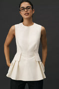Load image into Gallery viewer, Mare Mare Sleeveless Waisted Peplum Top
