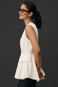 Load image into Gallery viewer, Mare Mare Sleeveless Waisted Peplum Top
