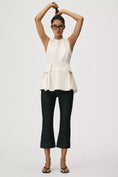 Load image into Gallery viewer, Mare Mare Sleeveless Waisted Peplum Top
