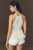 Load image into Gallery viewer, By Anthropologie Sheer Panel Halter Tank Top
