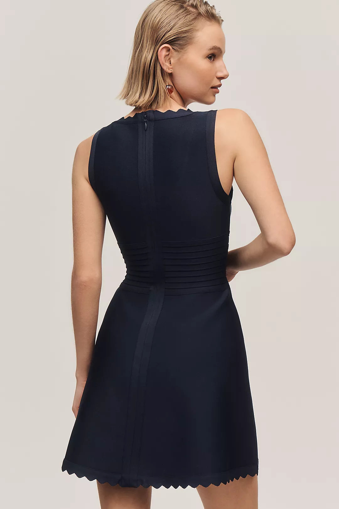 Siempre x Anthropologie Scoop-Neck Mini Dress