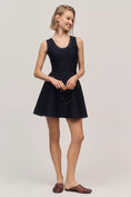 Load image into Gallery viewer, Siempre x Anthropologie Scoop-Neck Mini Dress

