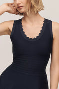 Load image into Gallery viewer, Siempre x Anthropologie Scoop-Neck Mini Dress
