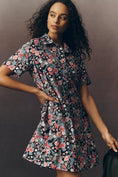 Load image into Gallery viewer, Pollie Short-Sleeve Swing Tunic Mini Dress
