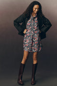 Load image into Gallery viewer, Pollie Short-Sleeve Swing Tunic Mini Dress
