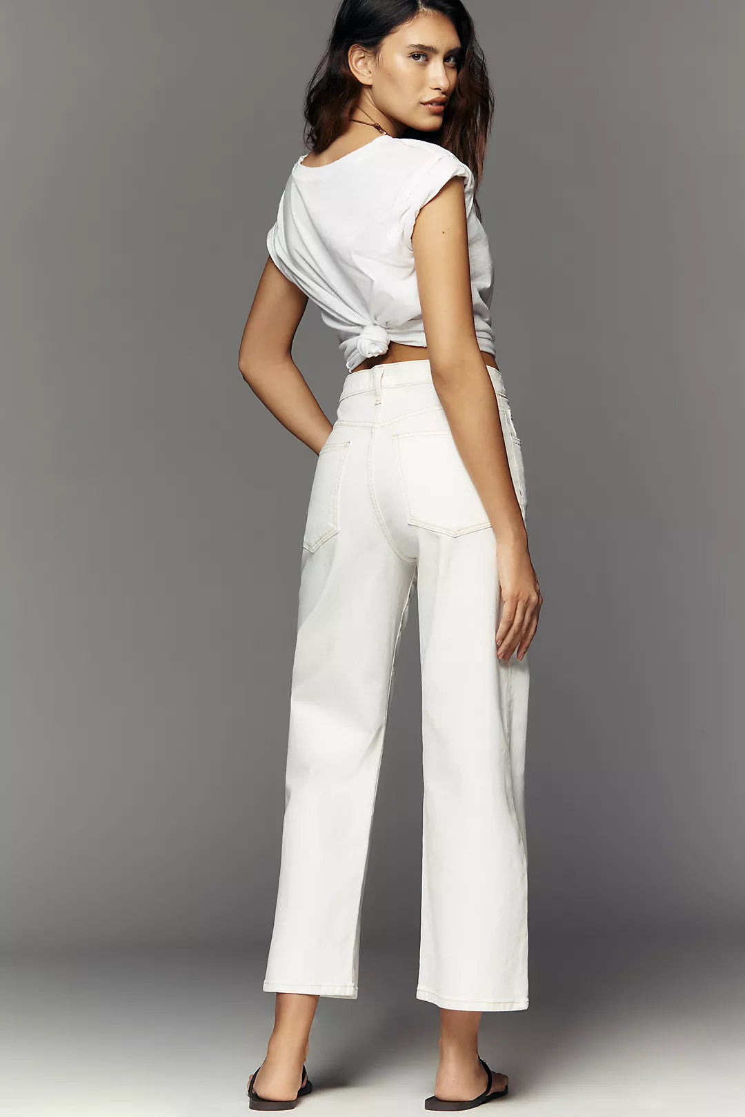 Joe's Jeans Margot Crop High-Rise Straight-Leg Jeans