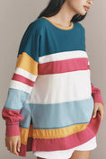 Load image into Gallery viewer, Pilcro Seamed Long-Sleeve Cotton Tee
